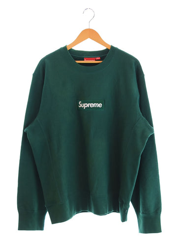 シュプリーム SUPREME 18AW Box Logo Crewneck ボックスロゴクルーネックスウェット トレーナー ダークグリーン スウェット グリーン Lサイズ 103MT-2138