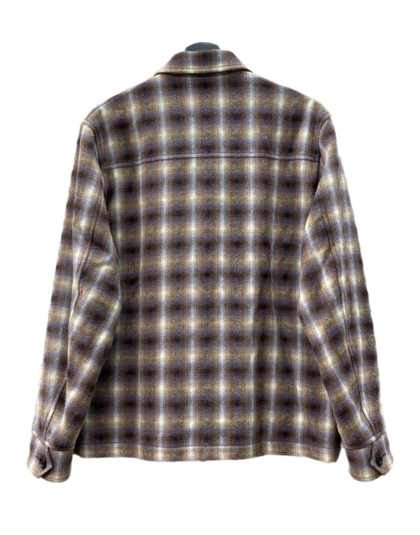 ロンハーマン Ron Herman RHC OMBRE CHECK SHIRTJACKET オンブレ チェック シャツジャケット ダブルジップ アウター 2820400063 ジャケット チェック マルチカラー Mサイズ 104MT-2104