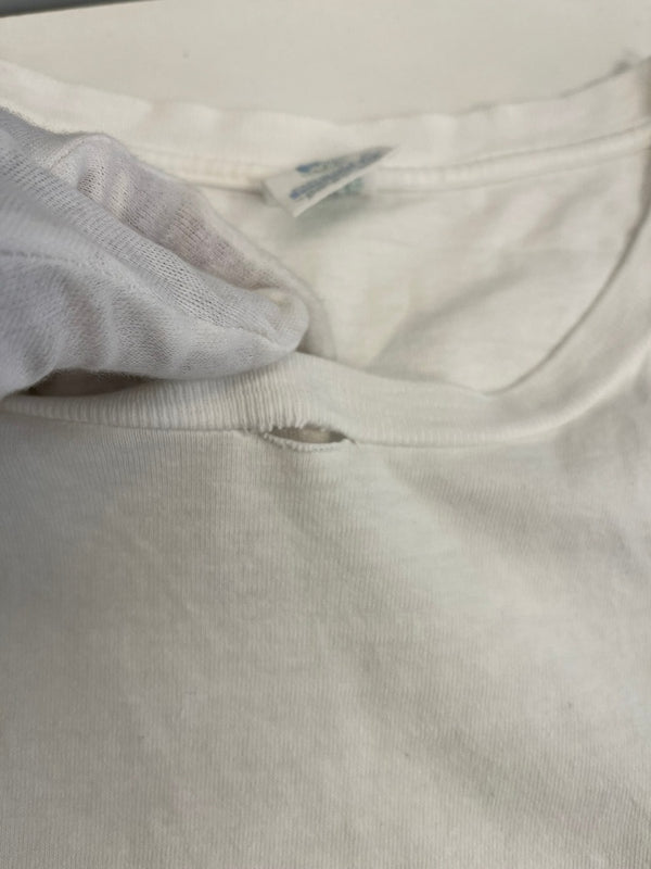 パタゴニア PATAGONIA 90s Vintage ヴィンテージ USA製 Benetical T's  波柄 プリントTシャツ 半袖 白 XL Tシャツ ホワイト LLサイズ 101MT-4703