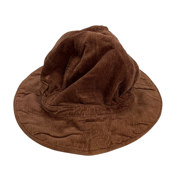 【曜日割引対象外】 【中古】キャピタル KAPITAL コーデュロイ バケットハット 帽子 メンズ帽子 ハット ブラウン 201goods-751 VB