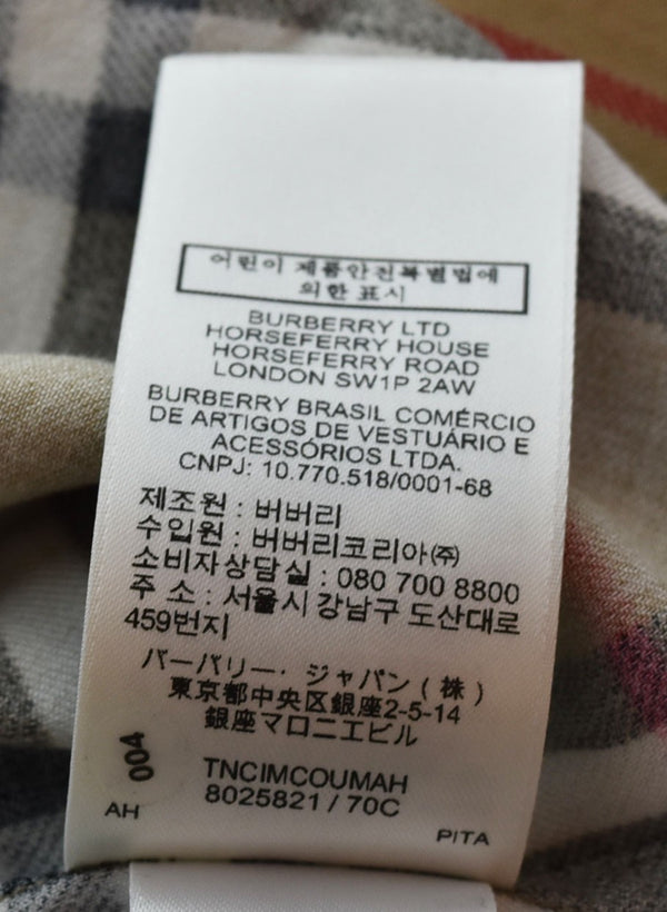 バーバリー Burberry BURBERRY LONDON ENGLAND バーバリーロンドンイングランド 21SS ノバチェック 半袖 開襟 シャツ 8025821 半袖シャツ マルチカラー Lサイズ 103MT-3017