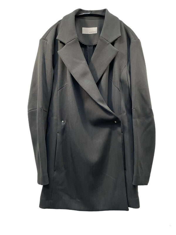 ヴェルソー VERSEAU Wエアー・Wブレスト ダーツ ジャケット 23310212-AN グレー F 601LT-14