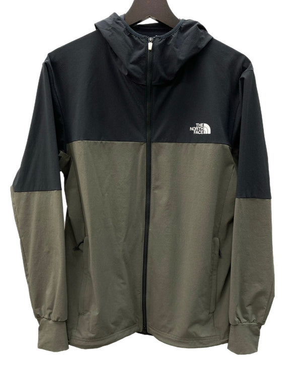 ザノースフェイス THE NORTH FACE APEX FLEX HOODIE エイペックス フレックス フーディ KHAKI 緑 GREEN NP22081 ジャケット ロゴ カーキ Mサイズ 104MT-702