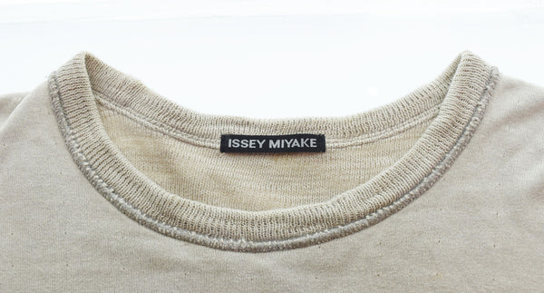 イッセイミヤケ ISSEY MIYAKE 90's スウェット インサイドアウト ニット 90年代 スウェット ベージュ 103MT-2933
