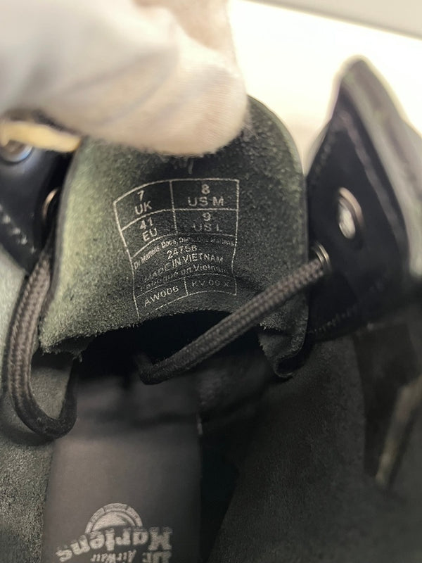 ドクターマーチン Dr.Martens 8ホールブーツ ホワイトステッチ 24758 メンズ靴 ブーツ その他 ブラック UK7 101sh-2361