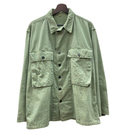 ミリタリー Military 40's U.S.ARMY M-43 HBT Vintage アメリカ軍 ヴィンテージ ヘリンボーンツイル 13スター フェード 緑   サイズ40 ジャケット 無地 グリーン 104MT-404