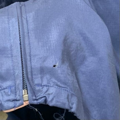 アベイシングエイプ A BATHING APE ナイロン ジャケット ネイビー Mサイズ 201MT-4829