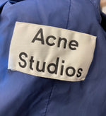 アクネストゥディオズ Acne Studios TONY FACE PSS15 ナイロンコーチジャケット ライトアウター 長袖 サイズ46 ジャケット ネイビー 101MT-3641