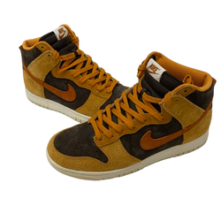 ナイキ NIKE DUNK HI RETRO PRM  DD1401-200 メンズ靴 スニーカー ブラウン 27.0cmサイズ 201-shoes1092