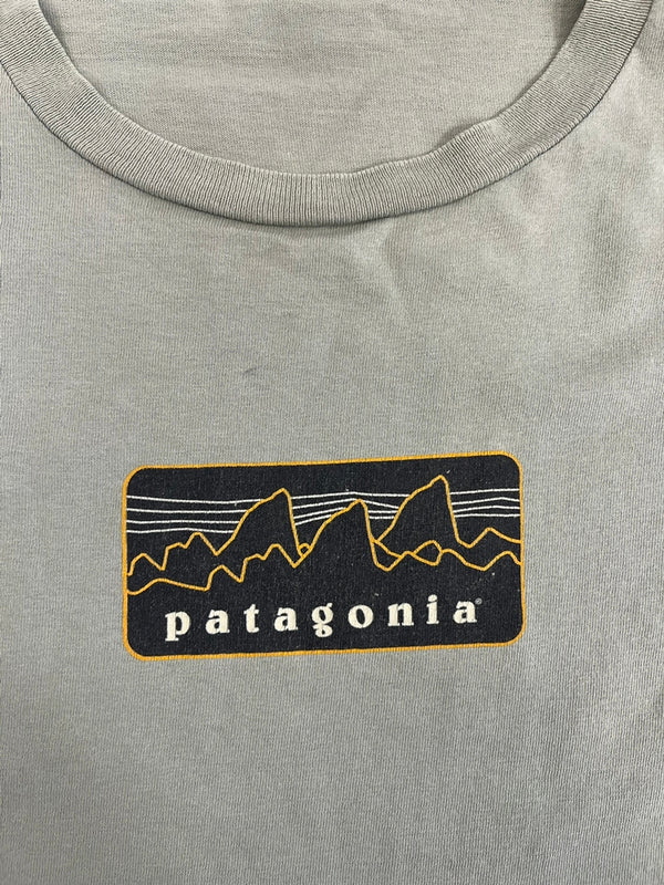 パタゴニア PATAGONIA 90s～ Vintage ヴィンテージ Beneficial T's USA製 ロゴプリント 半袖 XL Tシャツ グリーン LLサイズ 101MT-4784