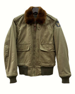 バズリクソンズ BUZZ RICKSON'S TYPE B-10 FLIGHT JACKET フライト ARMY ジャケット アウター デッキ 緑 BR10450 サイズ 34 ジャケット ロゴ カーキ 104MT-922