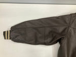 コンバース CONVERSE 90's 90年代 レザースタジャン varsity jacket VINTAGE ヴィンテージ   ジャケット ブラウン Mサイズ 101MT-5017