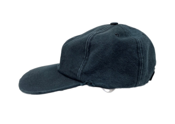 オフホワイト OFF-WHITE BOOKISH OW BASEBALL CAP ベースボール キャップ ウォッシュ ダメージ 加工  ハット 黒 OMLB022R21FAB0061001 帽子 メンズ帽子 キャップ ロゴ ブラック 104H-53