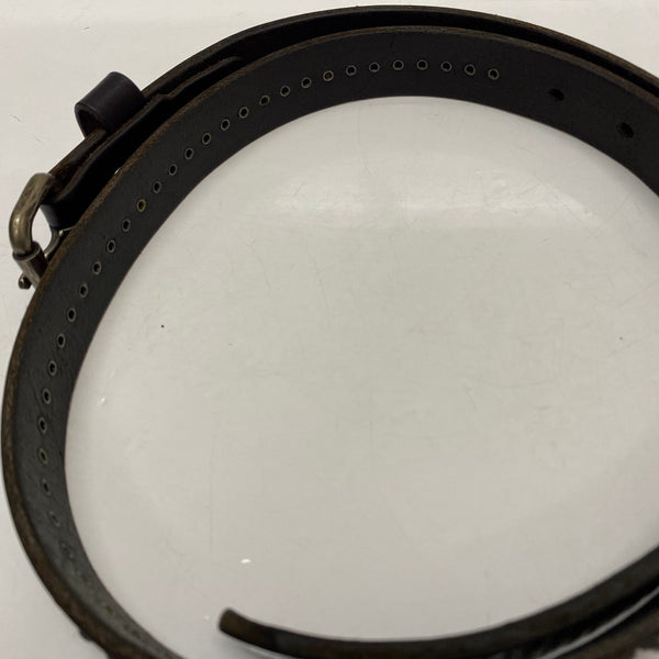 【曜日割引対象外】 【中古】エイチティーシー HTC SOLID BRASS スタッズ ベルト・サスペンダー メンズベルト ブラック 201goods-673 VB