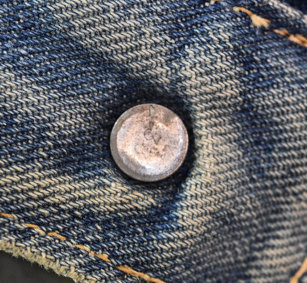 リー Lee 60s Vintage 101Z サイド黒タグ セミオートタロン ボタン裏33 赤耳 60's ヴィンテージ デニム ブルー W38 103MB-679