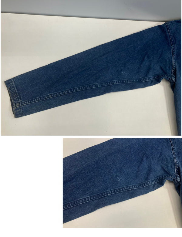 ヴィンテージ vintage 60's 60年代 CONE DENIM デニムジャケット ワークジャケット ブルゾン TALON ZIPPER 耳付き ジャケット ブルー 101MT-4790
