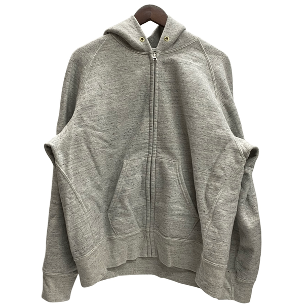 【曜日割引対象外】 シュアマニュファクチュアリング XX DEVELOPMENT SURE MANUFACTURING AWESOME FLEECE ZIP HOODY 霜降りグレー パーカ グレー XLサイズ 201MT-4572 VB