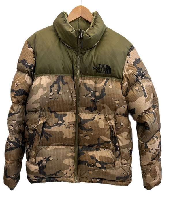 ノースフェイス THE NORTH FACE NOVELTY NUPTSE JACKET ノベルティ ヌプシ ジャケット 緑 迷彩 ジャケット カーキ Mサイズ 101MT-4604