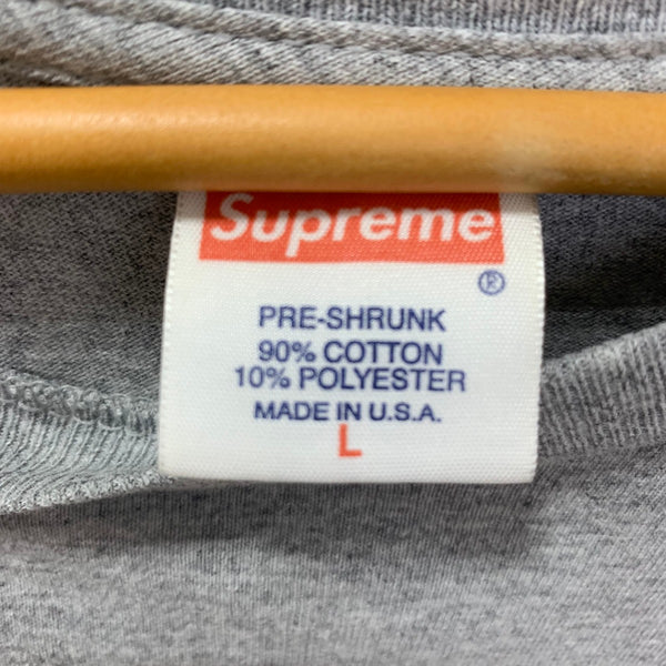 シュプリーム SUPREME Life in DUB Tee Tシャツ グレー Lサイズ 201MT-4041