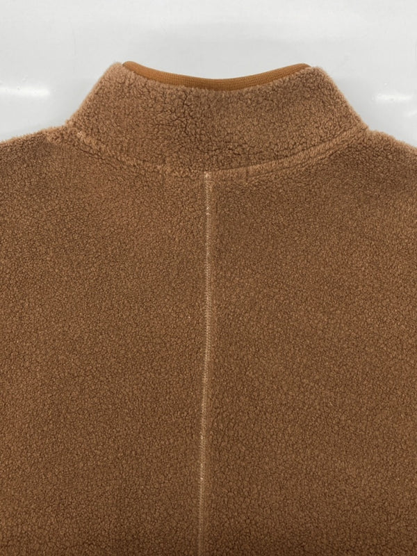 グラフペーパー Graphpaper Wool Boa High Neck Pullover ウール ボア ハイネック プルオーバー フリース ハーフボタン ジャケット キャメル 茶 GU183-70102 サイズ 2 ジャケット 無地 ブラウン 104MT-1891