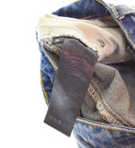 パーソンソール PERSON SOUL 23AW ウォッシンググラデーションデニム ジーンズ ギミック Y2K テック系 デニム ブルー LLサイズ 103MB-448