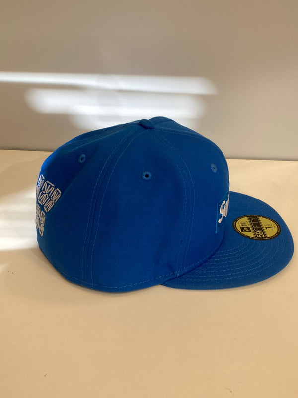 シュプリーム SUPREME Sharpie Box Logo New Era CAP ニューエラ コラボ Blue 帽子 メンズ帽子 キャップ ブルー 101hat-104