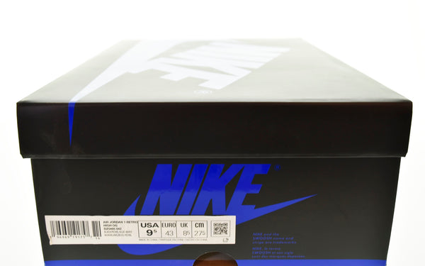 ナイキ NIKE AIR JORDAN 1 RETROエア ジョーダン 1 レトロ スニーカー 黒 DZ5485-042 メンズ靴 スニーカー ブラック 27.5cm 103S-472