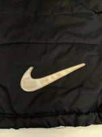 ナイキ NIKE 90s ~ 00s ヴィンテージ Vintage 白タグ 中綿ジャケット 黒 フード L(14-16) ジャケット ブラック Lサイズ 101MT-5380