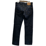 【曜日割引対象外】 リーバイス Levi's × ステューシー STUSSY 25周年記念 セルビッチ 5ポケット デニム ブルー W32 L34サイズ 201MB-808 VB