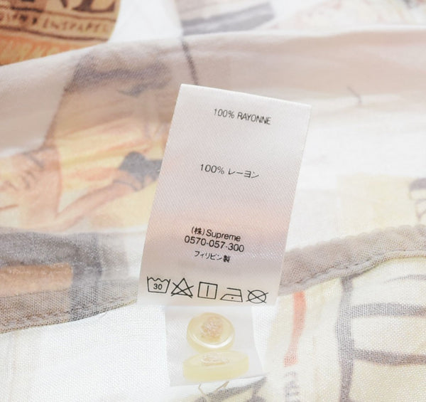 シュプリーム SUPREME 21SS Dash's Wall Rayon S/S Shirt レーヨン シャツ Dan Colen ダン コーレン  半袖シャツ マルチカラー Sサイズ 103MT-2536
