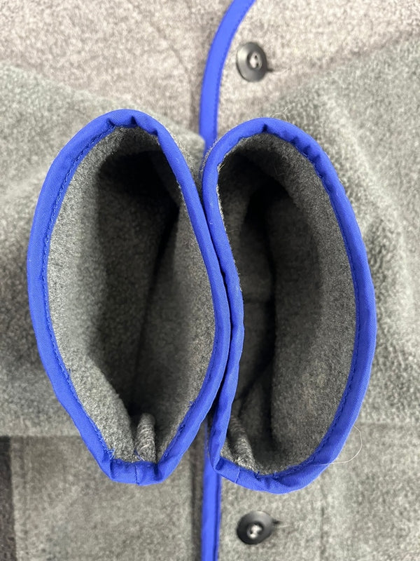 パタゴニア PATAGONIA ReCrafted Worn Wear フリースカーディガン 日本未発売 パッチワーク USA製 16000FA19 XXL カーディガン グレー 101MT-4805