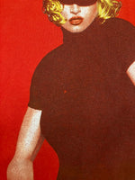 ヴィンテージ vintage 90's 90年代 Madonna マドンナ THE GIRLIE SHOW ザ ガーリー ショー ツアーT  - Tシャツ レッド 101MT-4026