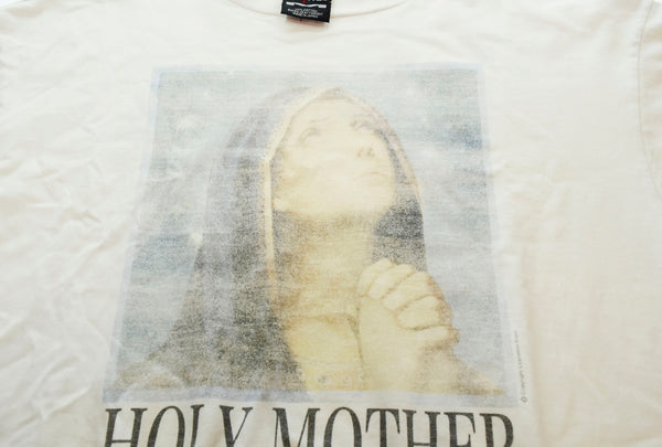 セントマイケル SAINT MICHAEL 22AW HOLY MOTHER マザー プリント クルーネック 半袖カットソー Tシャツ 白 SM-A22-0000-007 Tシャツ ホワイト 103MT-1311