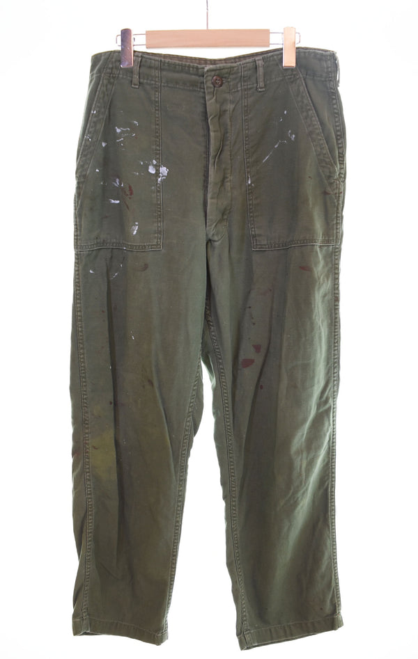 ミリタリー Military 70's BAKER PANTS ベイカーパンツ 34 31 ボトムスその他 グリーン 103MB-490