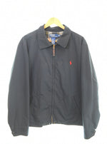 ラルフローレン RalphLauren 90s スウィングトップ 90's チンストラップ TALONジップ ジャケット ブラック LLサイズ 103MT-2599