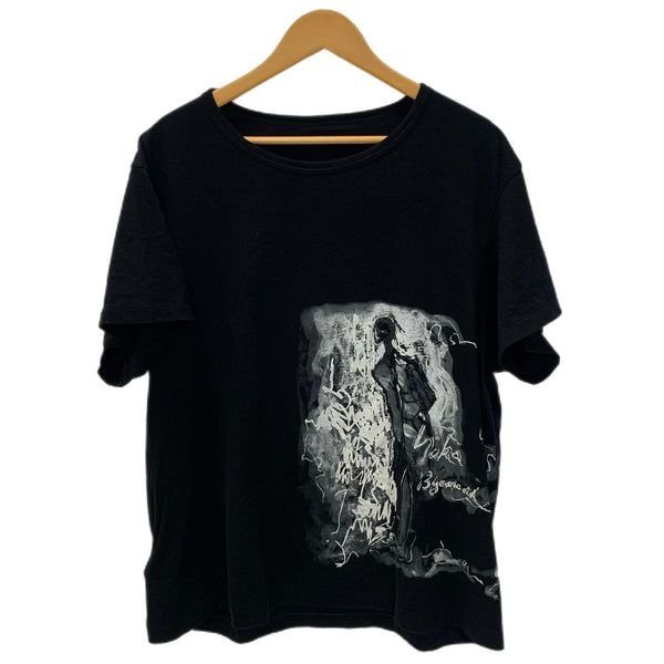 ブラックスキャンダルヨウジヤマモト BLACK Scandal Yohji Yamamoto BS 13歳横PT半袖 NN-T34-097 Tシャツ ブラック 2サイズ 201MT-3954