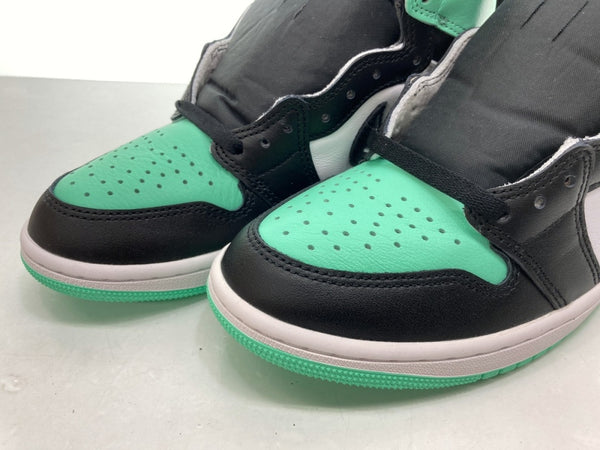 ナイキ NIKE 23年製 AIR JORDAN 1 HIGH OG GREEN GLOW エア ジョーダン ハイ グリーン グロー AJ1 白 緑 黒 DZ5485-130 メンズ靴 スニーカー ブラック 26cm 104-shoes499