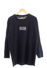 バンドTシャツ BAND-T Nine Inch Nails ナインインチネイルズ NIN バンドT  USA製 FRAGILITY TOO FUCKED UP TO CARE ANYMORE ロンT ブラック Lサイズ 103MT-1188