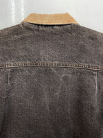 ラルフローレン RalphLauren 2nd type BLACK DENIM JACKET ブラック デニム ジャケット 裏地ブランケット 襟コーデュロイ Gジャン 黒 ジャケット ロゴ ブラック Lサイズ 104MT-1527