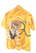 サンサーフ SUN SURF SPECIAL EDITION RAIJIN 雷神 プリント 半袖シャツ 黄色  S37575 半袖シャツ イエロー Mサイズ 103MT-2035