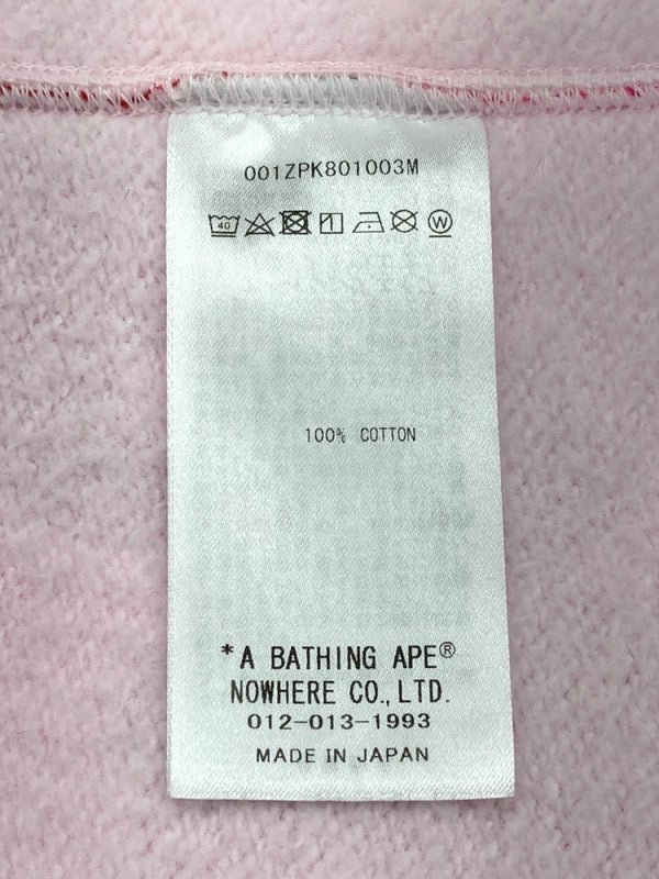 アベイシングエイプ A BATHING APE ABC Camo Tiger Zip Hoodie タイガー カモフラ フル ジップ フーディー  001ZPK801003M パーカ カモフラージュ・迷彩 ピンク Lサイズ 104MT-2151