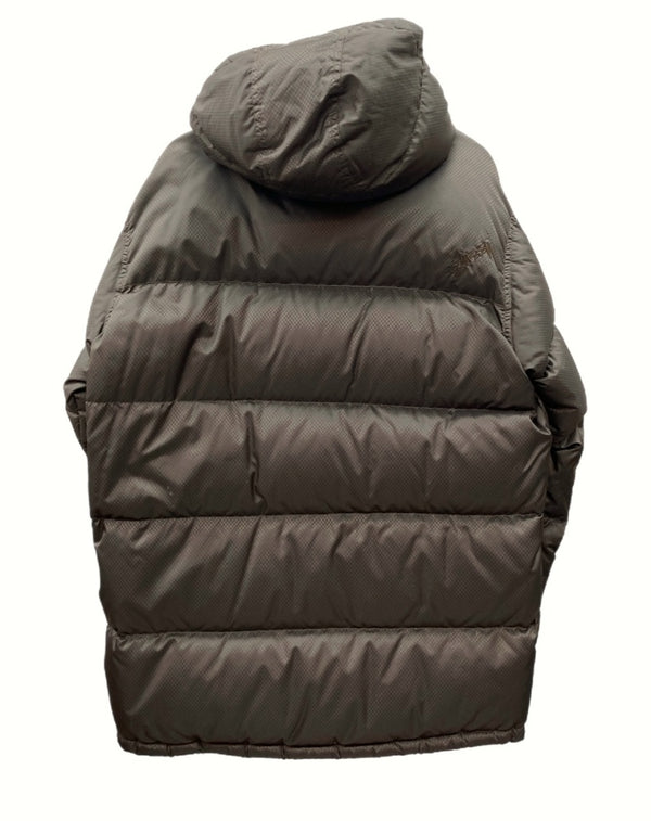 ステューシー STUSSY Ripstop Tactical Puffer Jacket リップストップ タクティカル パファー ジャケット アウター ダウン OLD オールド 茶色 ジャケット ロゴ ブラウン Lサイズ 104MT-867