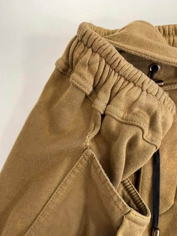 バルマン BALMAIN スウェットパンツ サスペンダーパンツ サルエルパンツ  S6HJ500C820 ボトムスその他 ブラウン SSサイズ XS 101MB-643