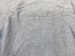 ダブルアールエル RRL 三ツ星タグ DENIM SHIRT デニム バンドカラー シャンブレー フロントボタン ヴィンテージ VINTAGE ラルフローレン RALPH LAUREN マレーシア製 ライトブルー 水色 長袖シャツ 無地 ブルー Sサイズ 104MT-1955