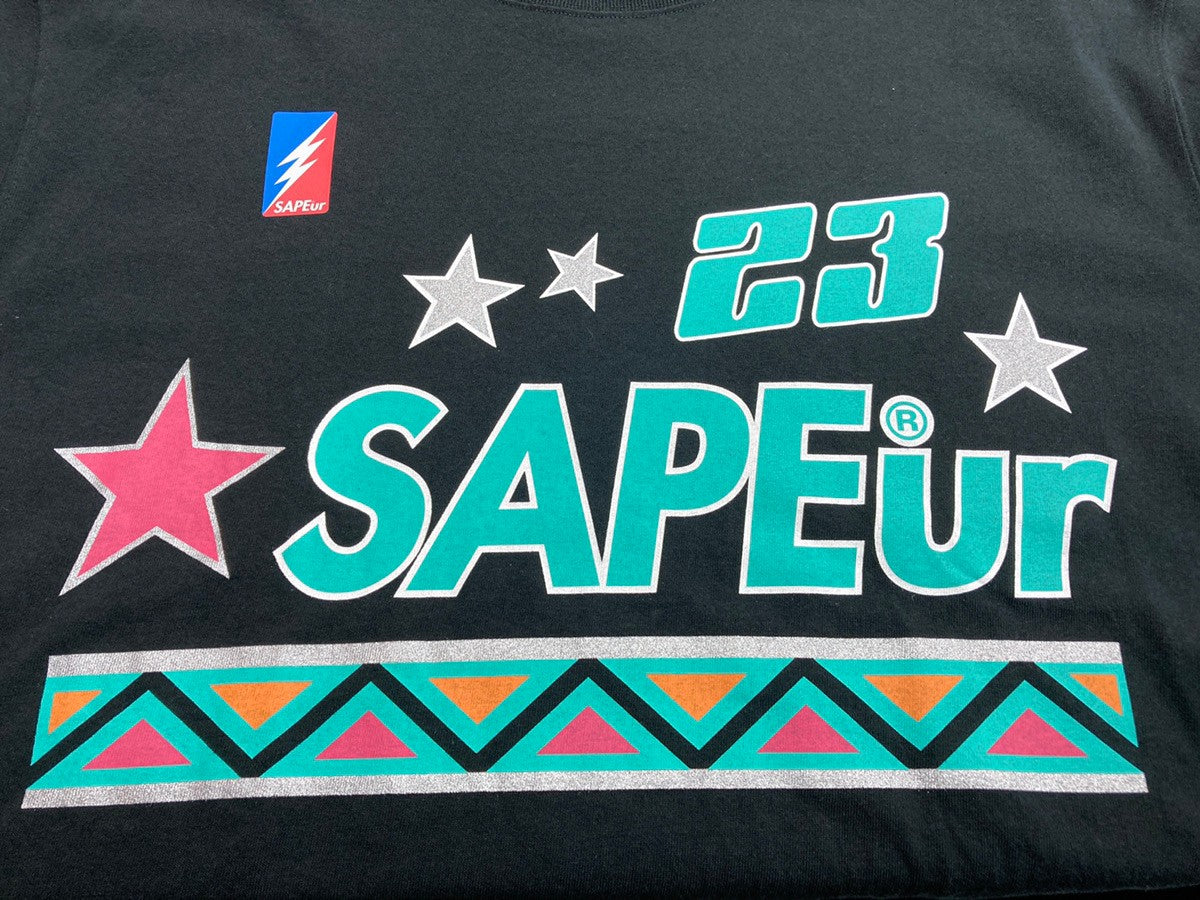 サプール SAPEur Have a Nice Weekend Tee クルーネック 黒 XXL T ...