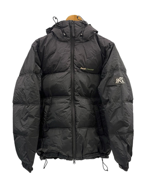 バックチャンネル Back Channel ×NANGA ナンガ HOODED DOWN JACKET ダウンジャケット 黒 ジャケット ブラック Mサイズ 101MT-5118