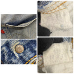 【曜日割引対象外】 リーバイス Levi's 70's 501 66前期 W43 USA製 ボタン裏6 デニム ブルー 201MB-853 VB