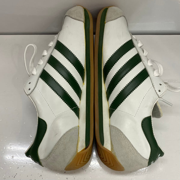 アディダス adidas 観賞用 country カントリー 90s 34662 メンズ靴 スニーカー グリーン 26cmサイズ 201-shoes1398