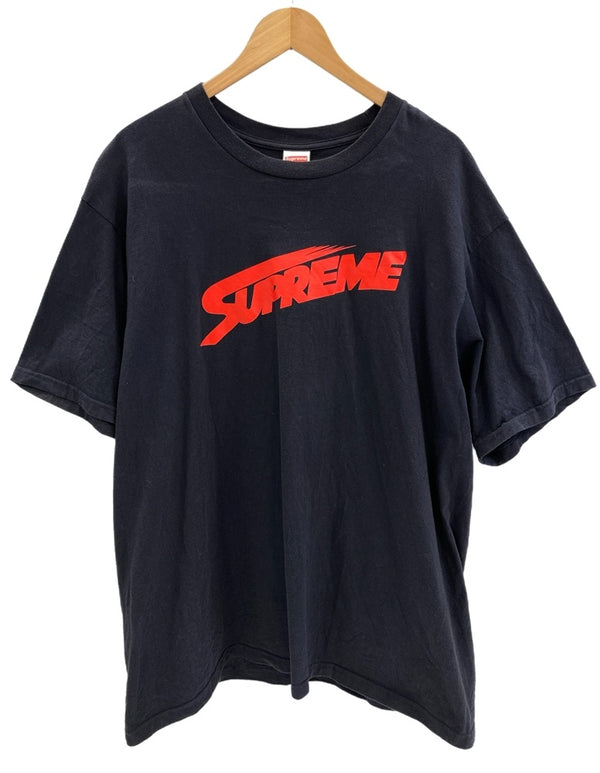 シュプリーム SUPREME フロントロゴ 半袖カットソー 紺  XL Tシャツ ネイビー LLサイズ 101MT-3903