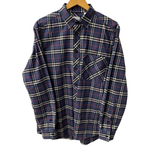 バーバリー Burberry ノバチェック シャツ 現行 長袖シャツ ブルー Lサイズ 201MT-4215